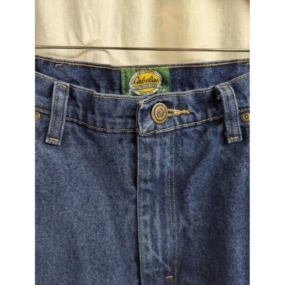 Cabelas blue Jeans Men's 36x30 Fleece Lined Warm Workwear Outdoor Relaxed - Picture 2 of 12